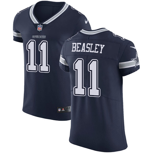 Nike Cowboys #11 Cole Beasley Navy Blue Team Color Men's Stitched NFL Vapor Untouchable Elite Jersey - Click Image to Close